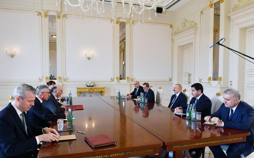 President Ilham Aliyev received the Minister of State of Great Britain