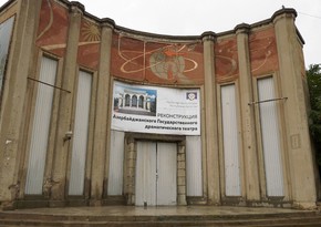 В Дербенте приступили к реконструкции здании Азербайджанского государственного драмтеатра