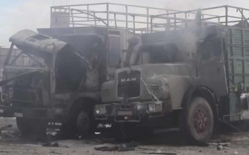 Гуманитарный конвой подвергся обстрелу в Сирии