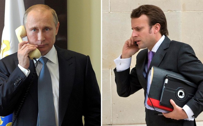 Putin, Macron moot Nagorno-Karabakh over phone