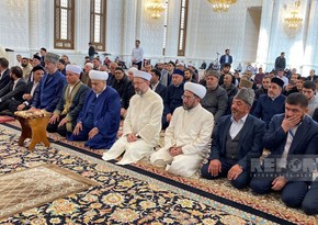 OTS Muslim religious leaders perform Friday prayer in Heydar Mosque