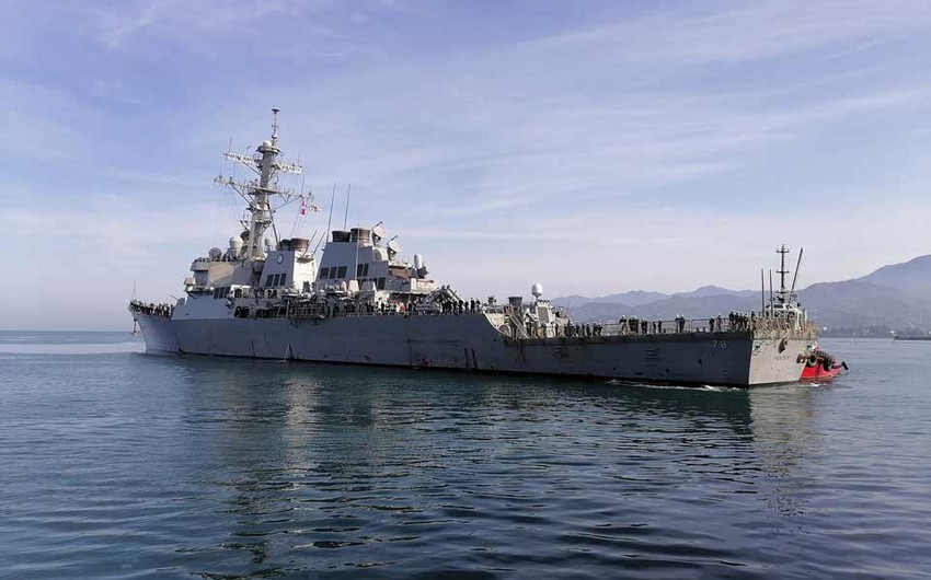 US warships arrive in Batumi, Georgia