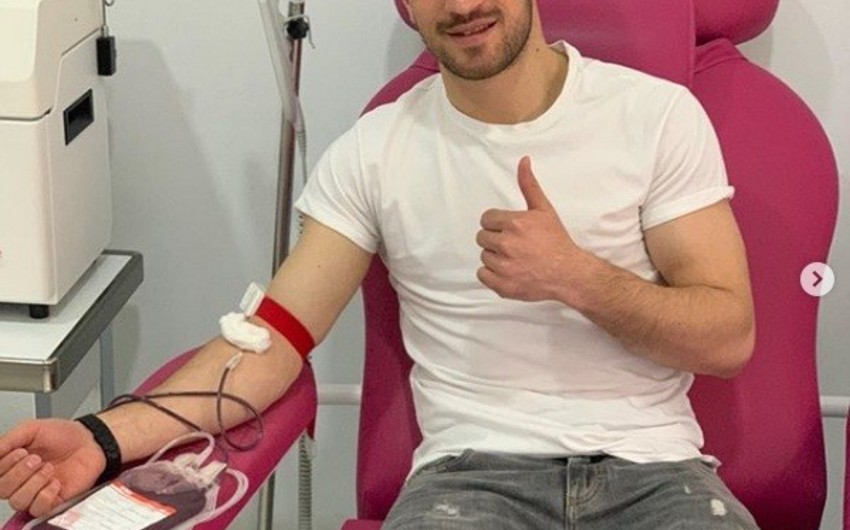 Футболист Карабаха призвал к участию в акции по сдаче крови