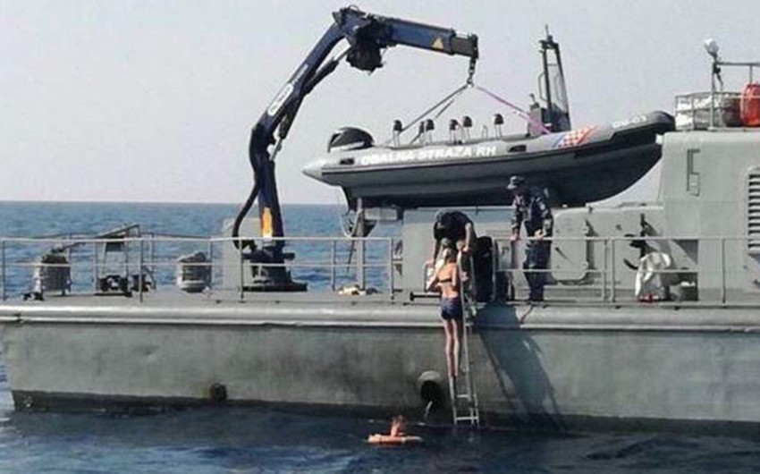 Kruiz gəmisindən suya düşən britaniyalı qadın 10 saat açıq dənizdə qalıb - FOTO - VİDEO