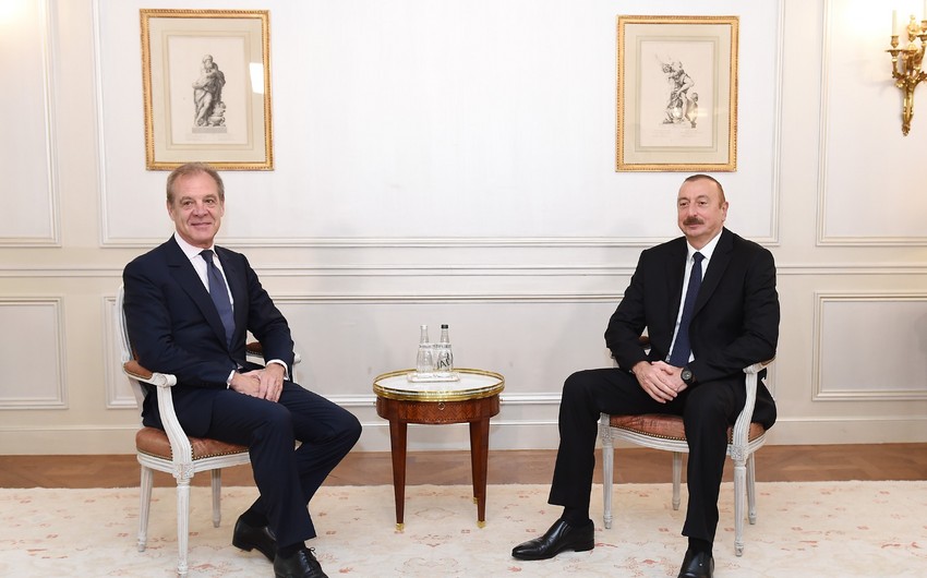President Ilham Aliyev met with Chairman and CEO of CIFAL Group in Paris