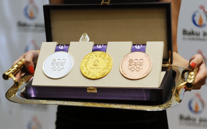 Представлены медали Баку-2015 - ДОПОЛНЕНО