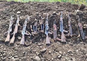 МВД обнародовало число найденного в Ханкенди за неделю оружия