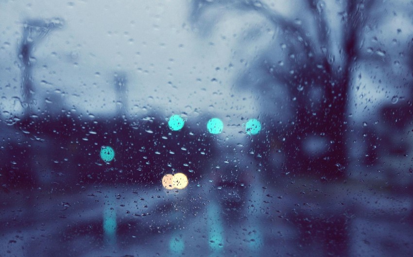 Завтра в Баку ожидаются дожди и грозы