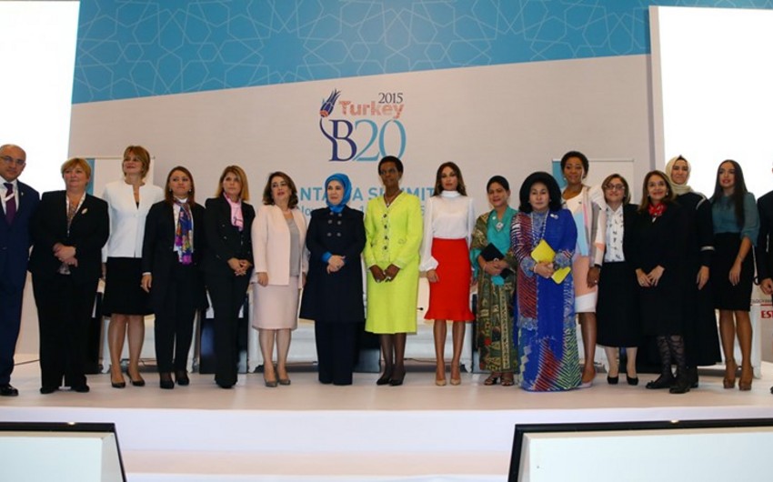 Mehriban Əliyeva Antalyada “Biznes-20”/“Qadınlar-20” birgə sessiyasında iştirak edib - FOTO
