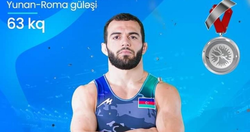 Азербайджанский борец завоевал серебро на чемпионате мира в Белграде
