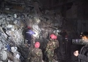 Azerbaijani rescuers save 50-year-old woman from rubble after 120 hours