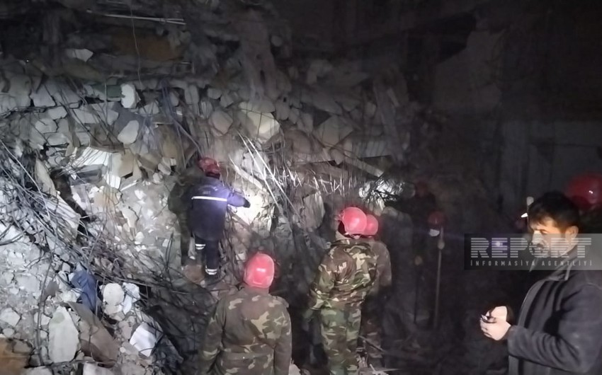 Azerbaijani rescuers save 50-year-old woman from rubble after 120 hours
