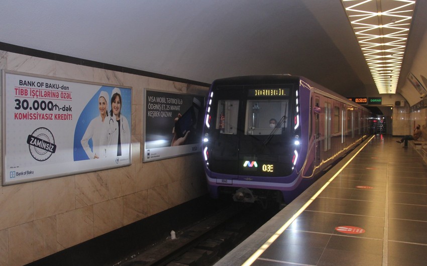 В Азербайджане пассажиропоток метрополитена вырос на 4%