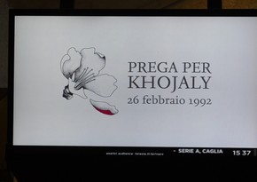 Video on Khojaly genocide shown in metro stations of Rome and Milan 