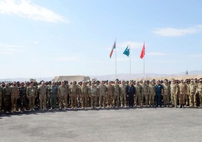 Azərbaycan, Türkiyə və Pakistan generalları “Üç qardaş - 2021” təlimini izləyib