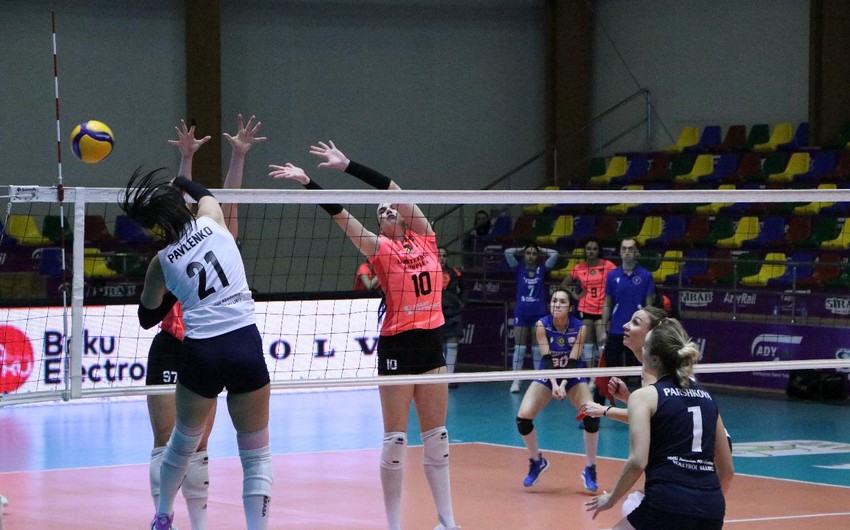 Qadın voleybolçular arasında Azərbaycan Yüksək Liqasında XIV tura yekun vurulub