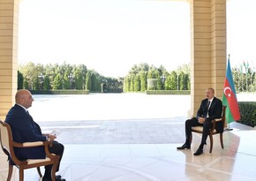 President Ilham Aliyev gives interview to Turkish Haber Turk TV channel