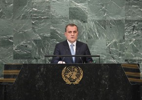 Ceyhun Bayramov BMT Baş Assambleyasının sessiyasında çıxış edib - TAM MƏTN