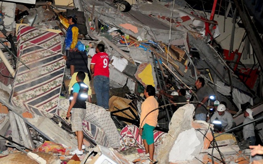 ​Число погибших в Эквадоре в результате землетрясения возросло до 480