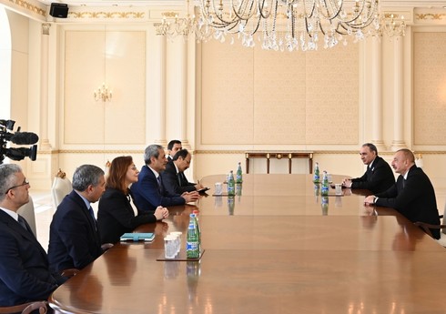 Ильхам Алиев принял делегацию во главе с Генпрокурором Верховного суда Турции