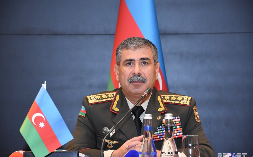 Министр обороны поздравил личный состав Азербайджанской армии