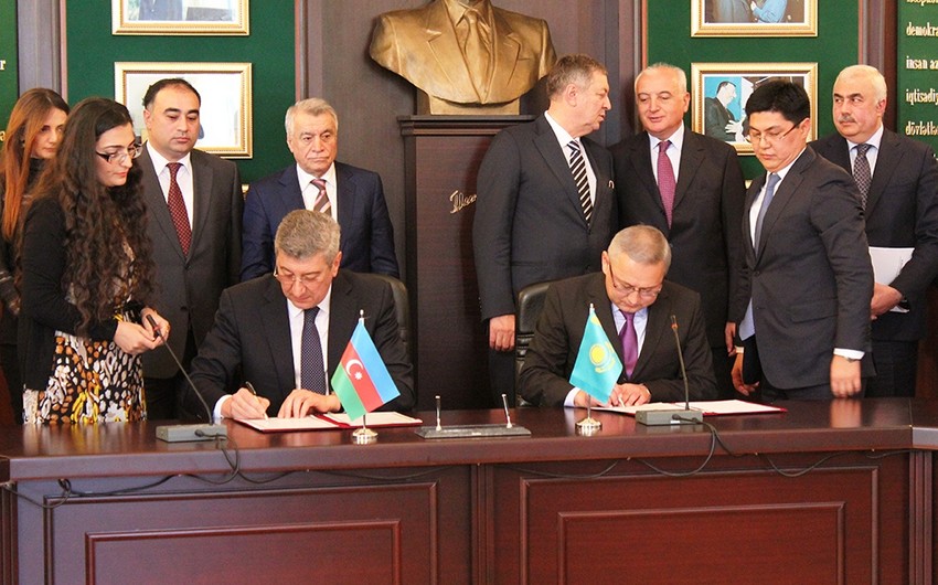 Azərbaycanla Qazaxıstan arasında yeni əməkdaşlıq sazişi imzalanıb