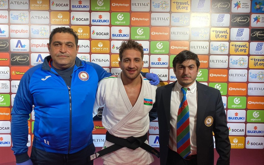 Большой шлем: Азербайджанский дзюдоист завоевал золотую медаль
