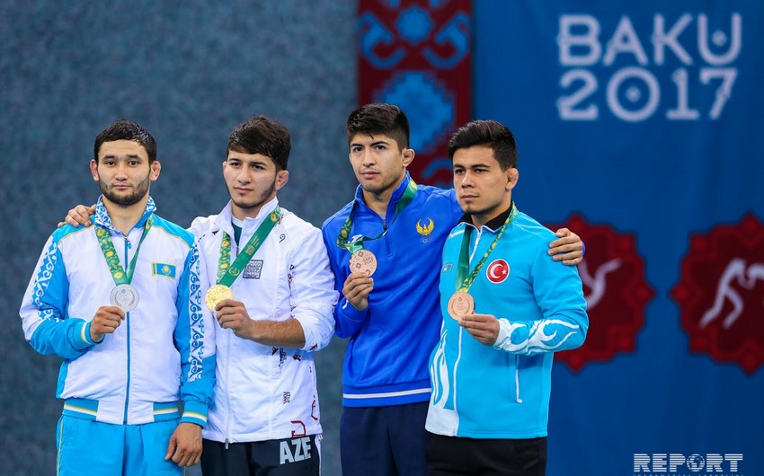 İslamiada: Azərbaycan sərbəst güləşçiləri 2 qızıl, 1 gümüş medal qazanıblar - YENİLƏNİB-3