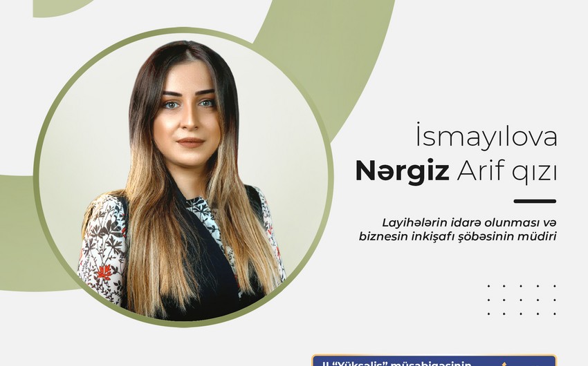 Победительница конкурса Yüksəliş назначена на новую должность
