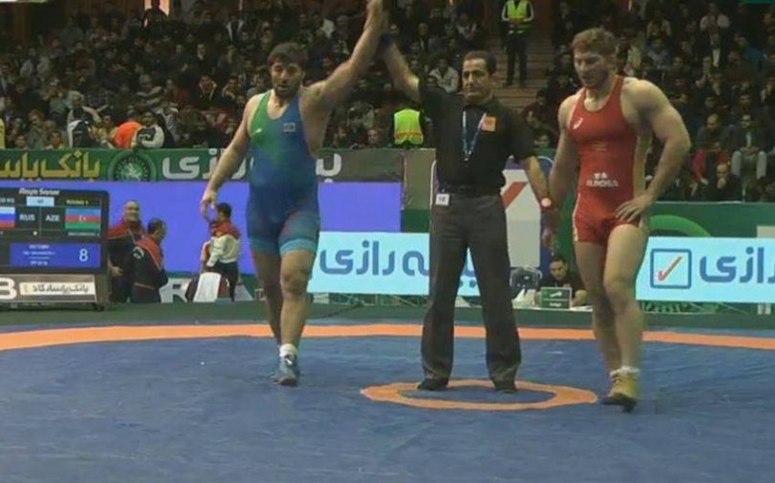 Azerbaijani national wrestling team competes at World Cup