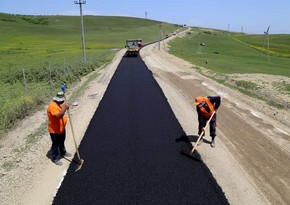 Gürcüstanda Azərbaycan sərhədinədək yol bərpa olunur