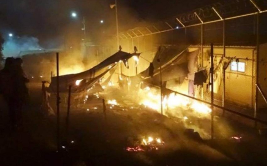 В Греции в ходе бунта в лагере мигрантов пострадали восемь полицейских