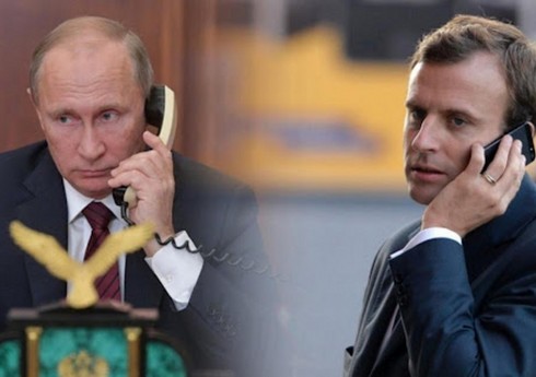 Путин и Макрон проведут телефонный разговор