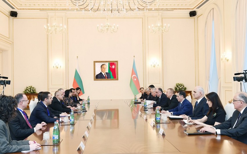 Состоялась встреча президента Ильхама Алиева и премьер-министра Болгарии в расширенном составе - ОБНОВЛЕНО