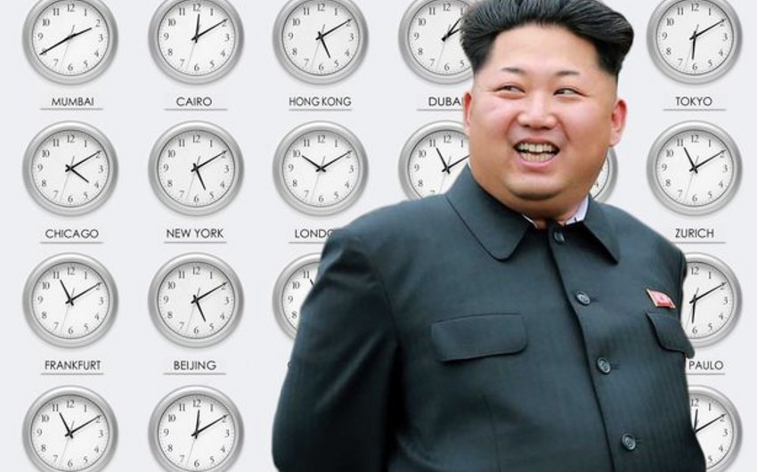 ​Şimali Koreya öz ərazisində saatların əqrəblərini yarım saat geriyə çəkəcək