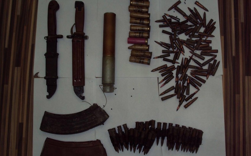 Weapons seized from two offenders