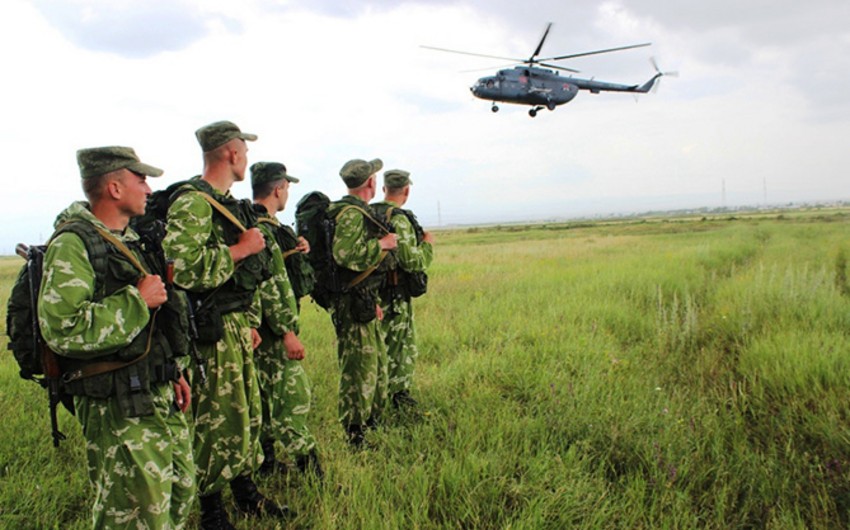 Спецназ российской армии проводит учения в Армении