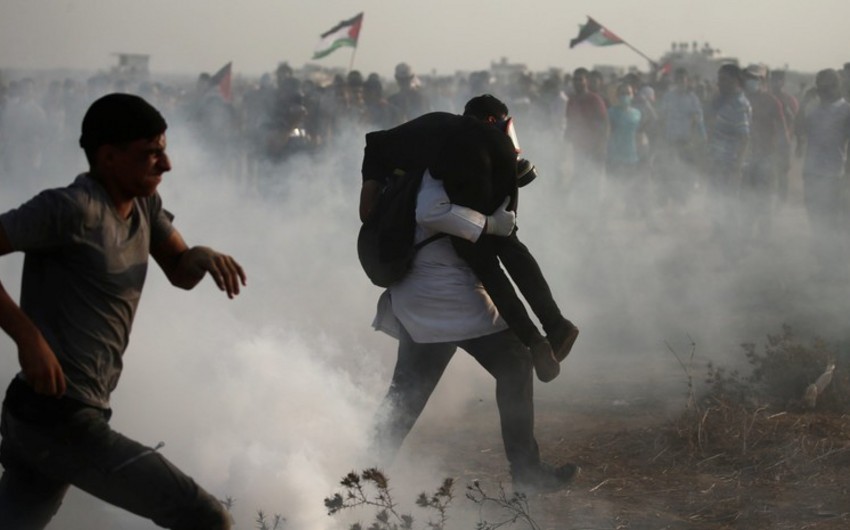 Число пострадавших в столкновениях в секторе Газа палестинцев увеличилось до 240
