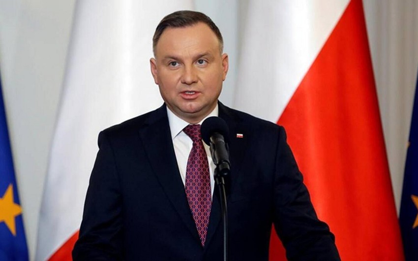 Andrzej Duda expresses condolences to President of Azerbaijan