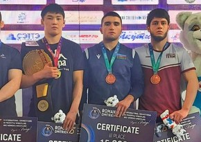 Азербайджанский борец завоевал бронзовую медаль на международном турнире
