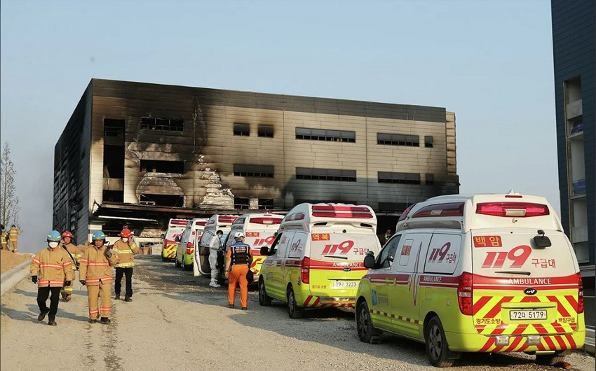 Пожар на складе в Южной Корее, около 40 погибших - ФОТО