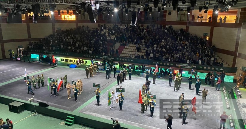 В Баку завершился чемпионат мира по борьбе среди военнослужащих