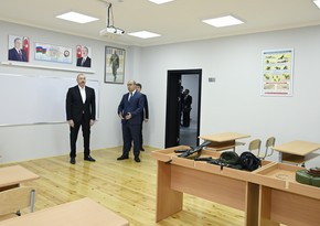 New building of secondary school in Bum settlement of Gabala inaugurated - UPDATED