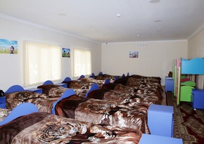 Azerbaijani first lady views newly renovated orphanage and kindergarten No.3 in Khatai