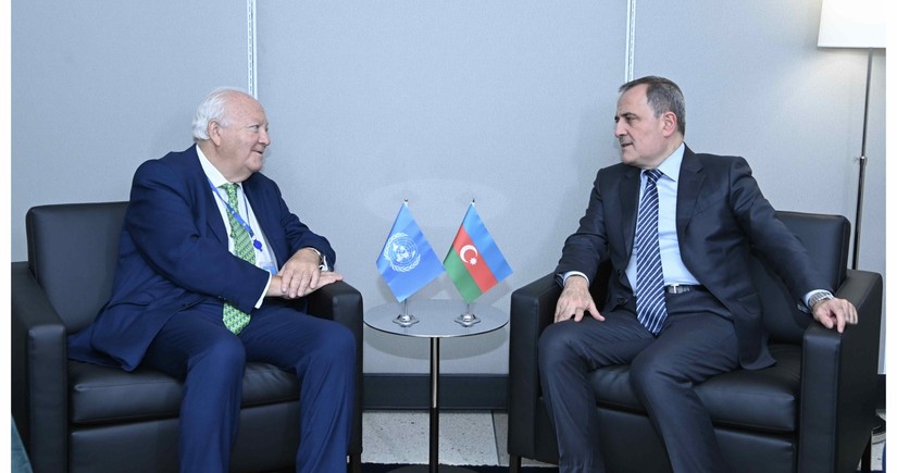 FM Bayramov, UN representative mull regional situation in post-conflict period 