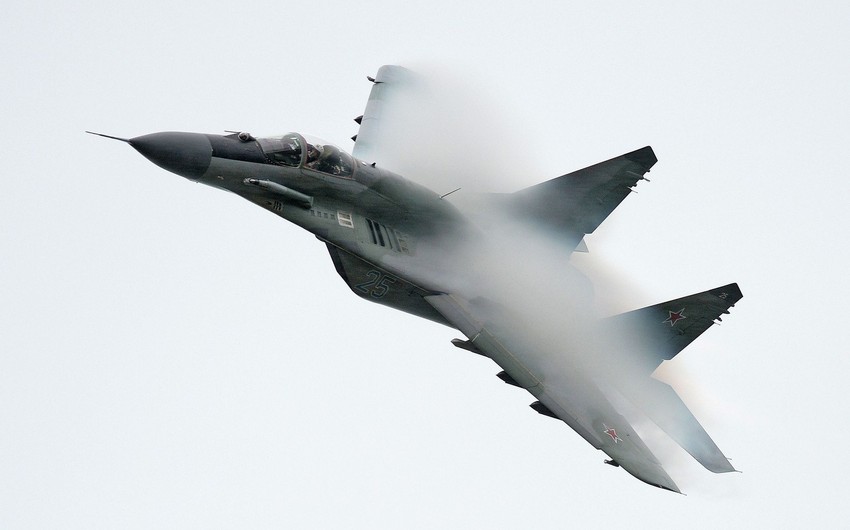Russian MiG-29 fighter jet crashes near Moscow