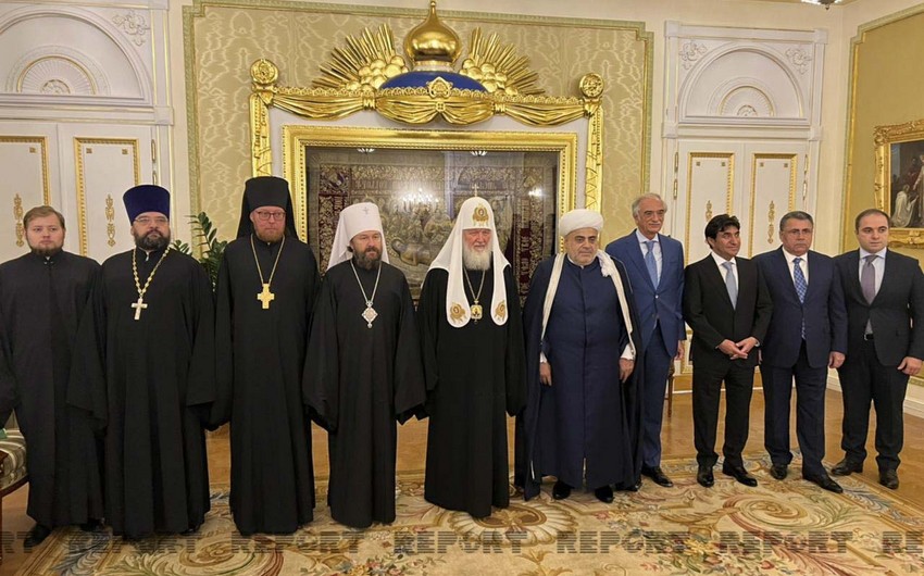 В Москве состоялась встреча религиозных лидеров Азербайджана и России  