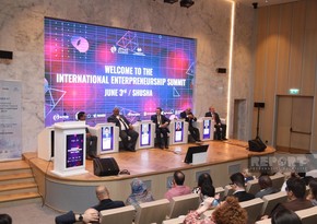 Şuşada keçirilən Beynəlxalq Sahibkarlar Forumunda ilk panel müzakirə aparılıb