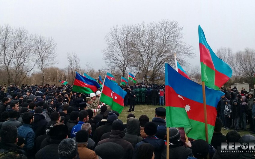 Martyred Azerbaijani soldier buried in Neftchala