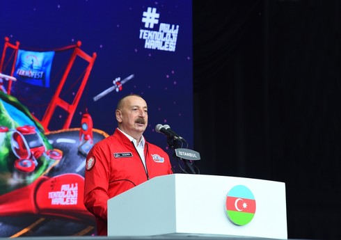Выступление президента Ильхама Алиева на TEKNOFEST широко освещалось в турецких СМИ
